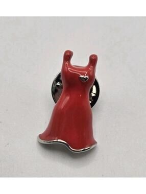 American Heart Association Red Dress Lapel Pin Health Women Cardio